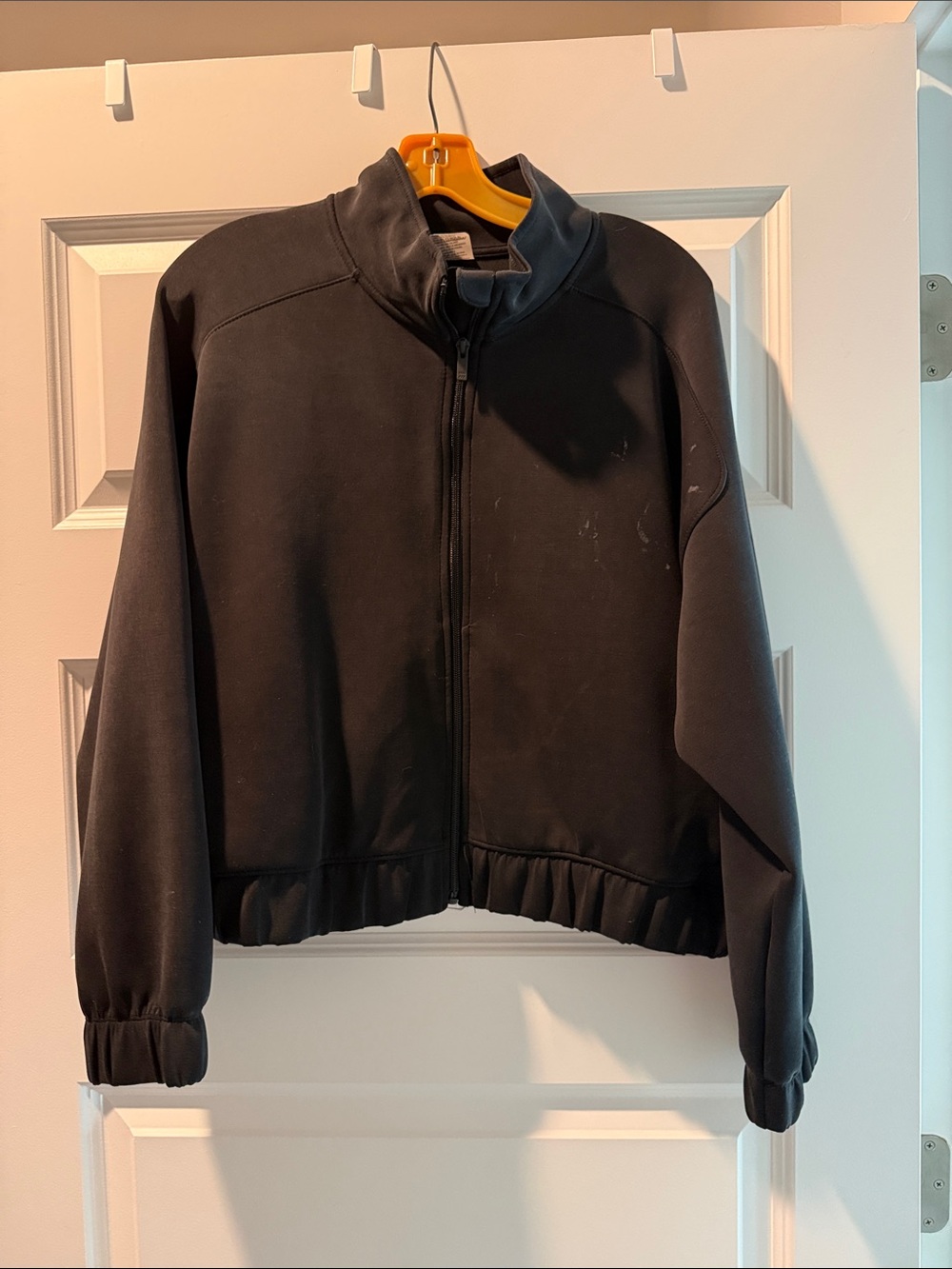 Target Black Full-Zip Cropped Jacket